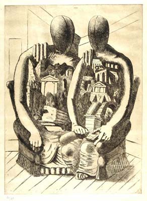 De Chirico Giorgio - Archeologi